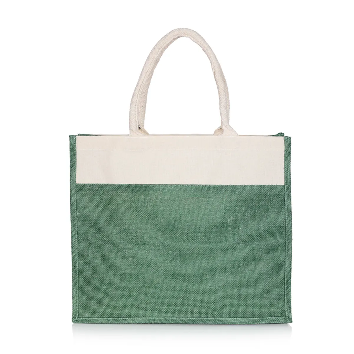 Green Canvas & Jute Bags